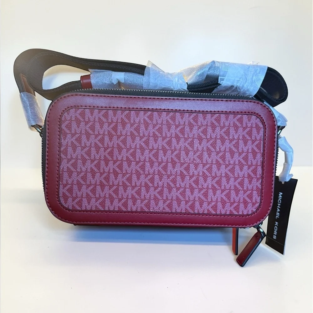 Michael Kors Cherry Double Zip Crossbody Bag - Picture 2 of 7